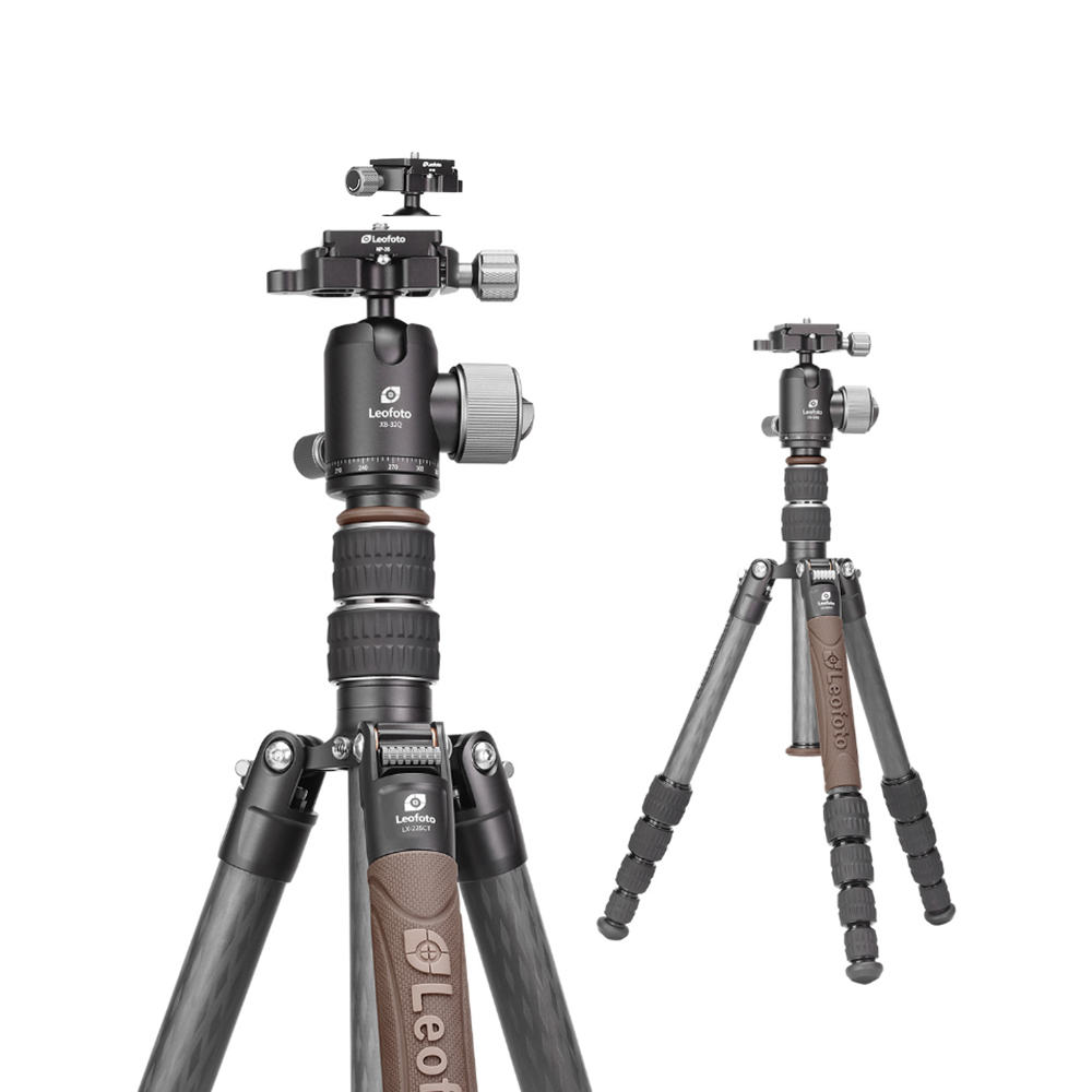 레오포토 LX-225CT+XB32Q 카본삼각대 어반 0 시리즈 브라운 - 상세 이미지 2