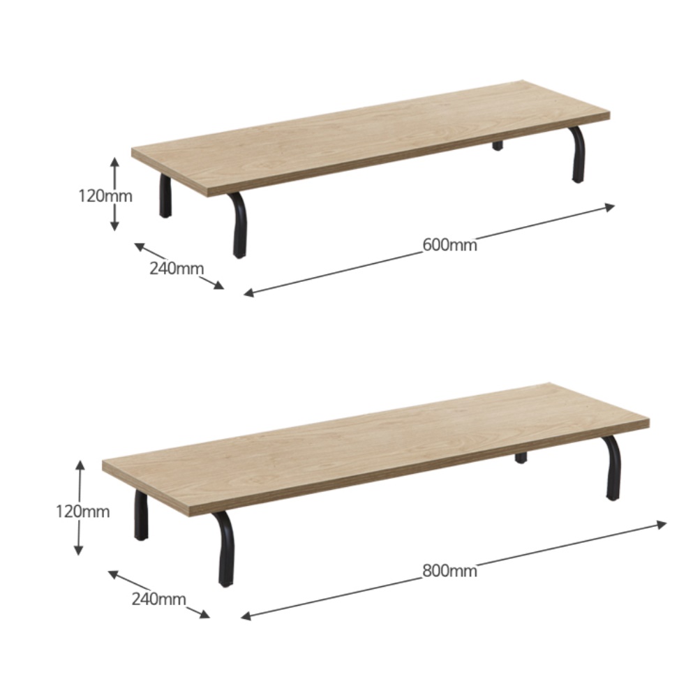 화분 테이블 좁고 긴 테이블 소파 틈새 선반 장식 테이블