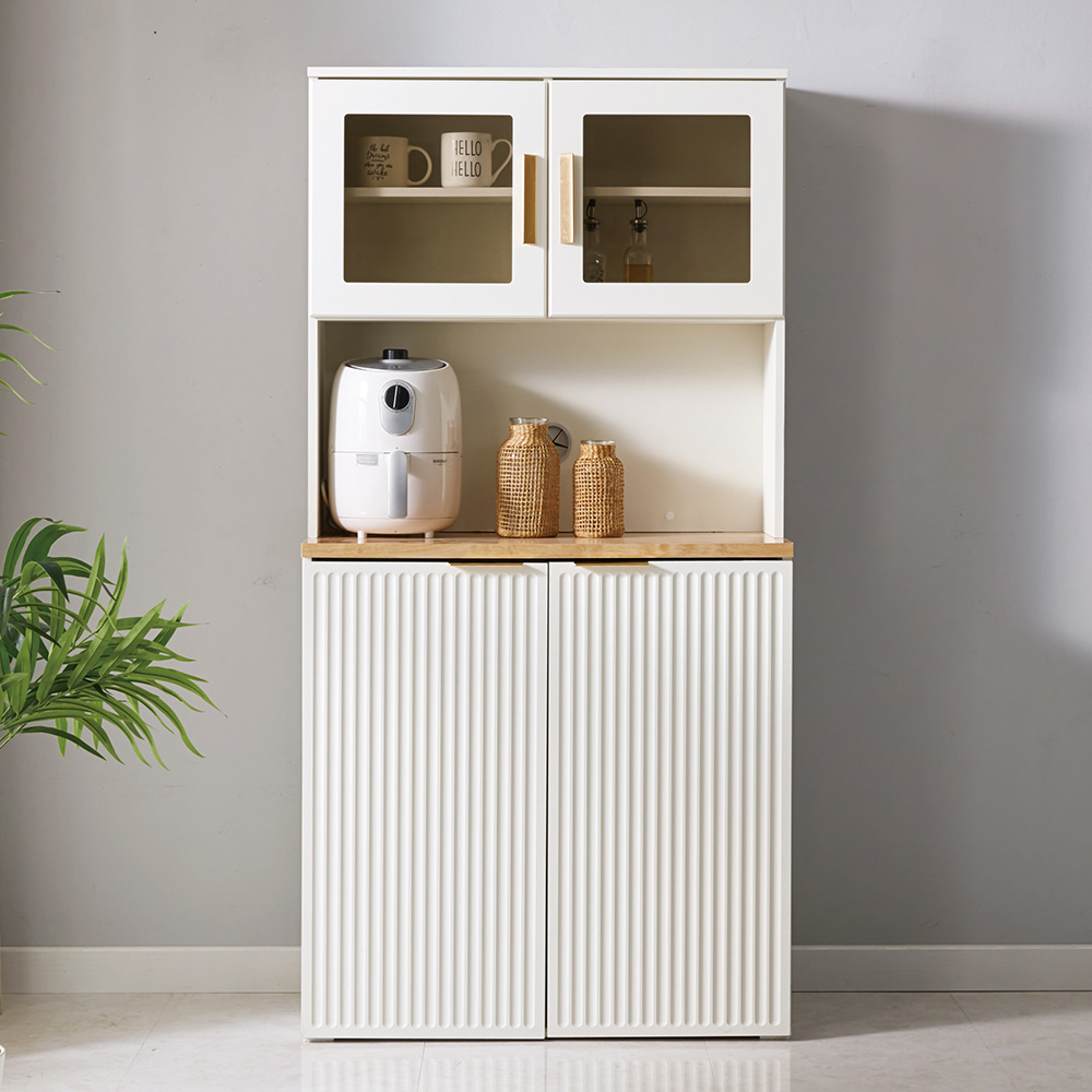 스코나 나이츠 800 홈카페 유리 주방수납장 세트 렌지대 냉장고장 부엌 틈새장 펜트리장