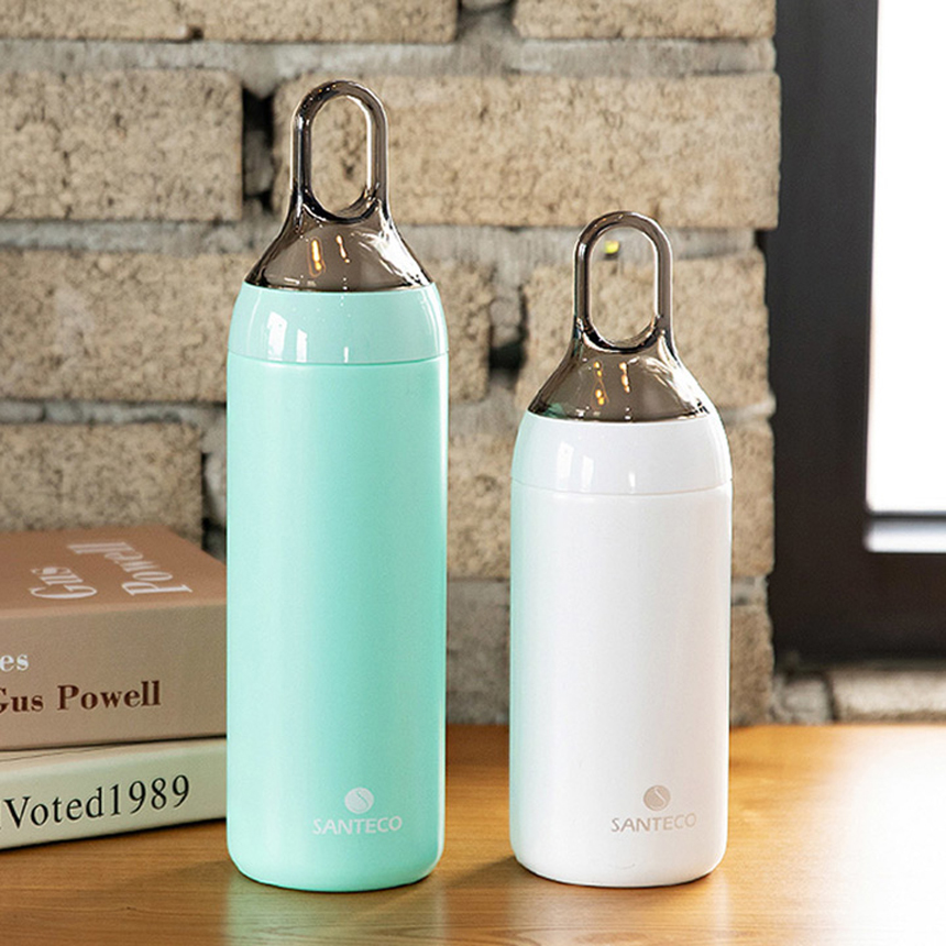 스텐 텀블러 산테코 요가 휴대용 보온보냉병 500ml, 밀크화이트 - 상세 이미지 4