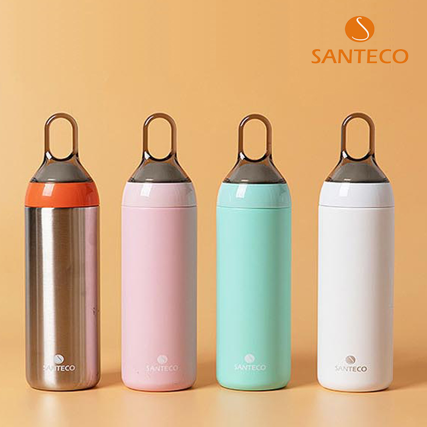 스텐 텀블러 산테코 요가 휴대용 보온보냉병 500ml, 밀크화이트 - 상세 이미지 2