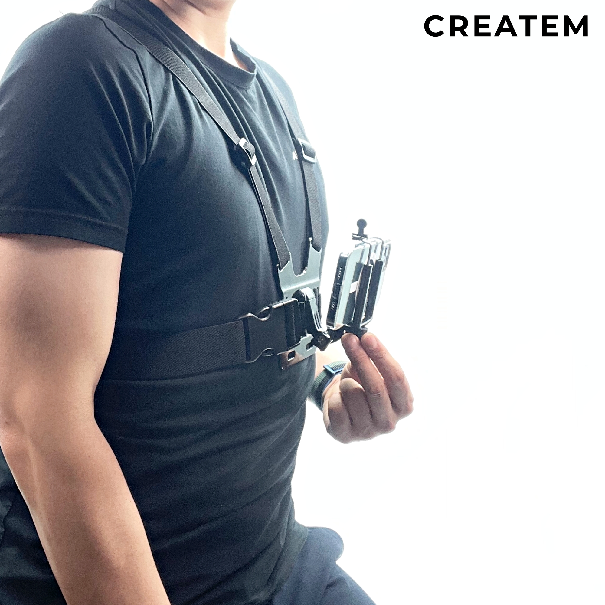 1인칭 스마트폰 체스트마운트 - 고프로 바디캠 가슴 마운트 체스트 스트랩