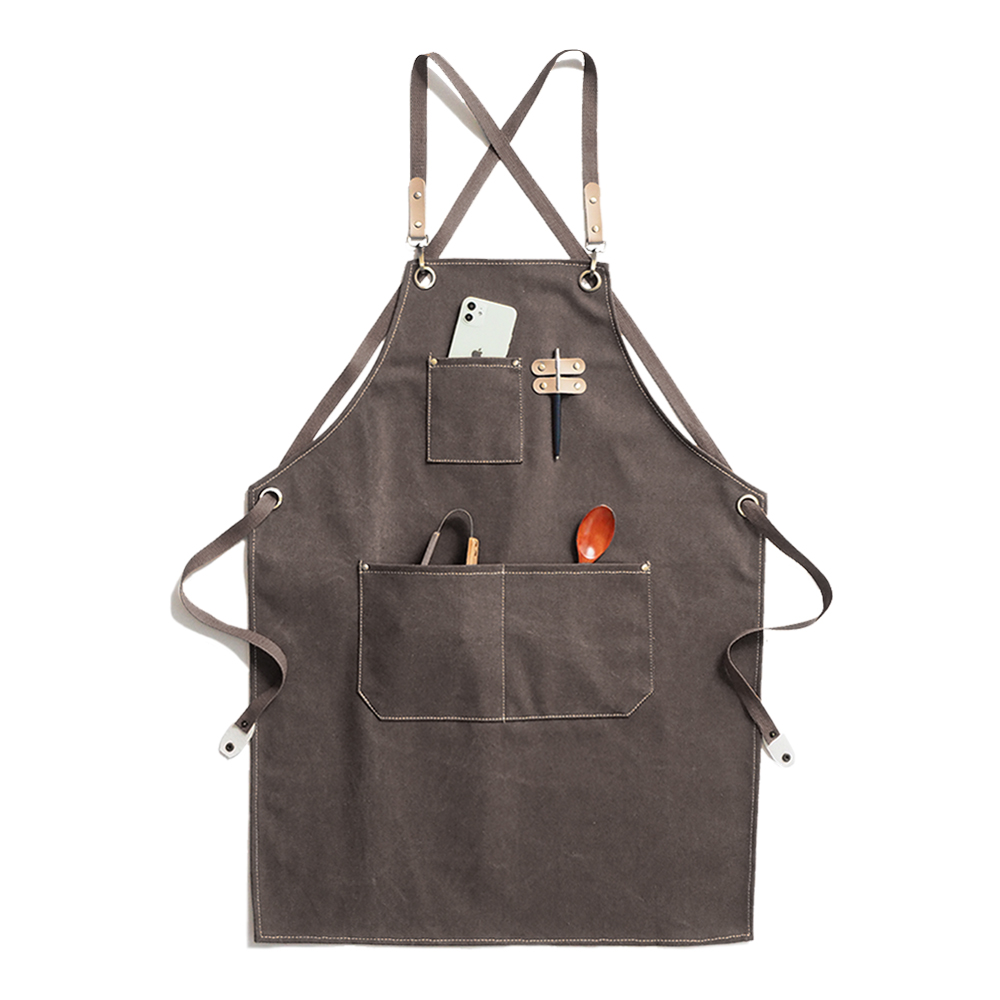 데님 캔버스 앞치마 목공 작업용 공방 앞치마 카페
