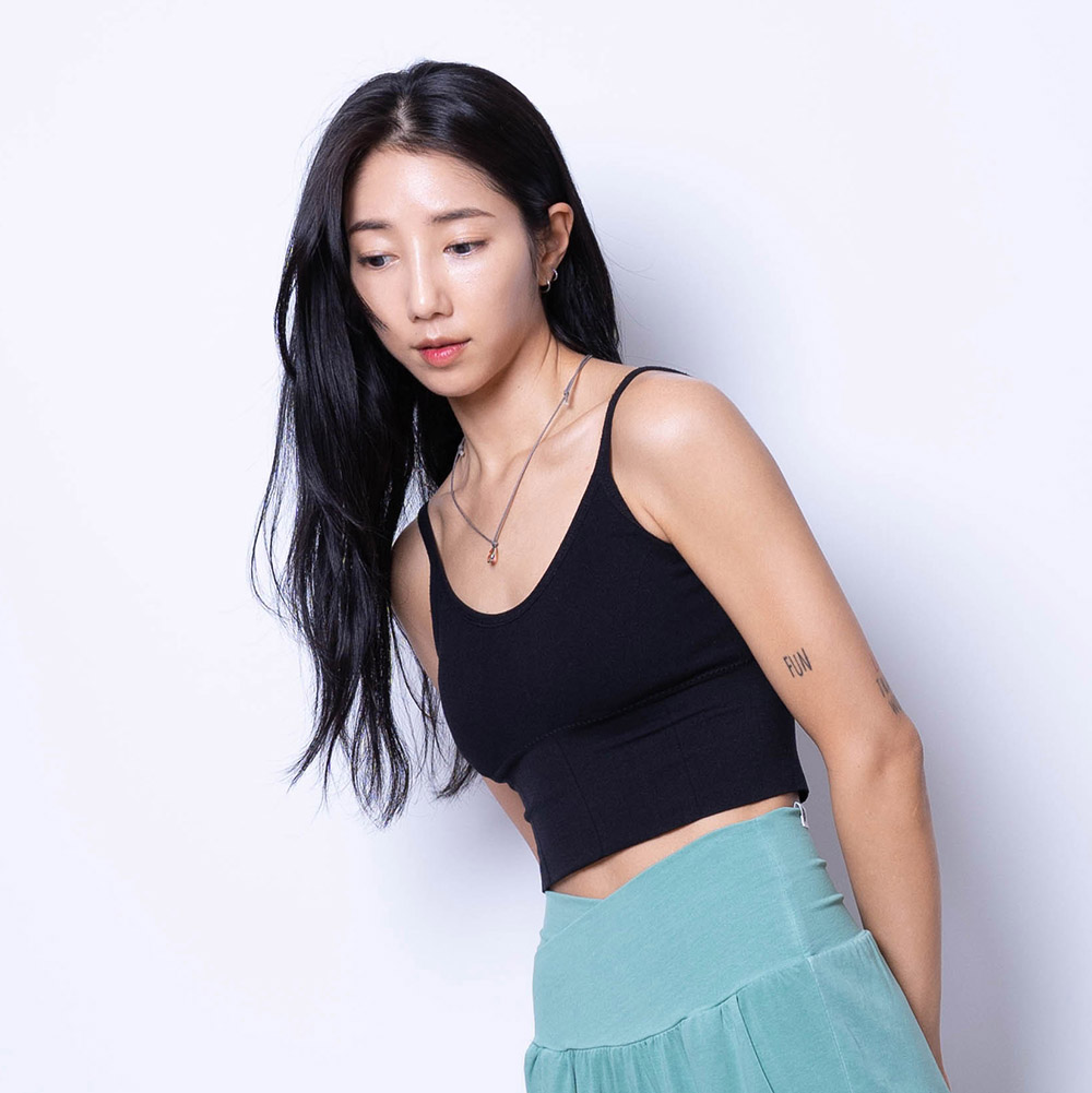 유주얼 노와이어 요가 브라탑 나시 편한 브라렛 요가탑 - 상세 이미지 2