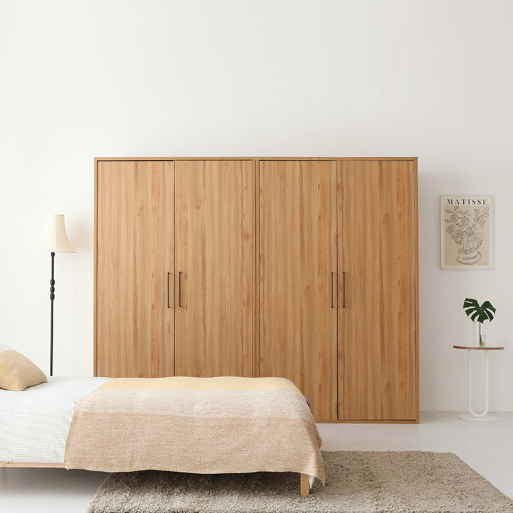 [희망일배송]  미란스 2문 옷장 C타입 WRM195120C 1200x630x1950mm, 2단, 캄포어베니어 9308.2335 - 상세 이미지 4