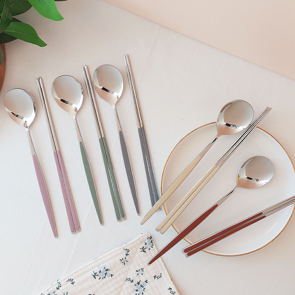 보겐 타원세라믹 수저세트 신혼부부선물 국내생산