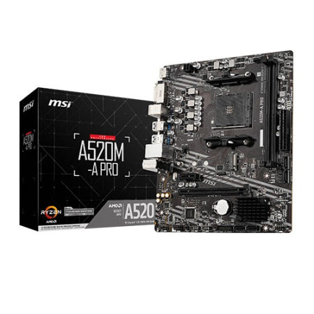 MSI A520M-A PRO 컴퓨터 PC 메인보드