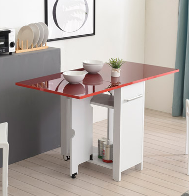 접이식 식탁 확장형 테이블 미니 2인 원룸 식탁 멤브레인