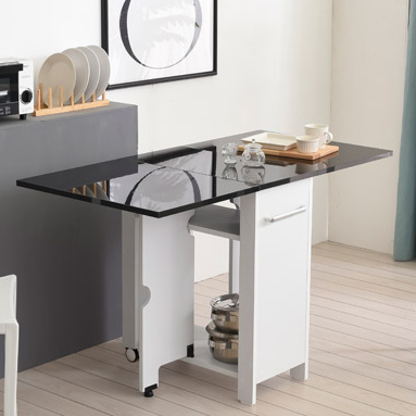 접이식 식탁 확장형 테이블 미니 2인 원룸 식탁 멤브레인