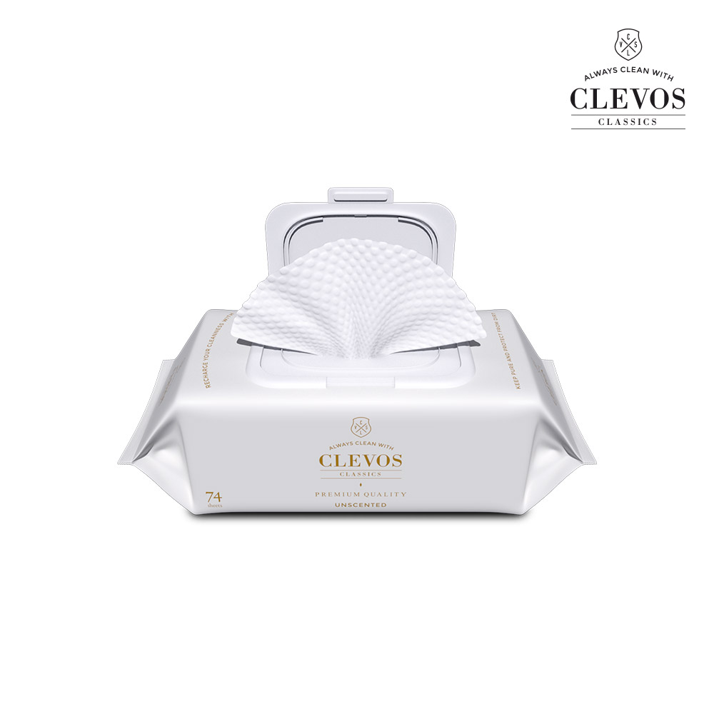 클레보스 도톰한 유아 신생아 아기 물티슈 이노센트 캡형 70매 10팩