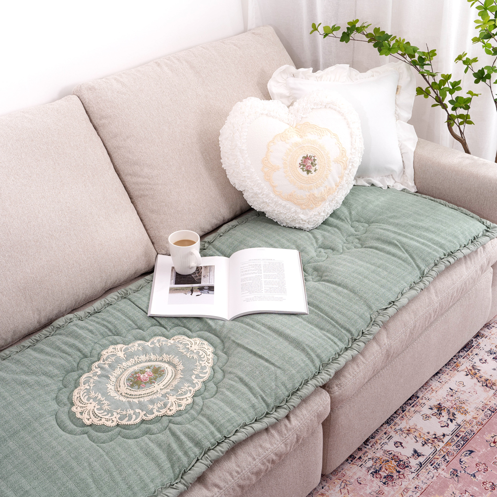 마벨로제 엠마 면쇼파패드 3인 미끄럼방지 소파매트