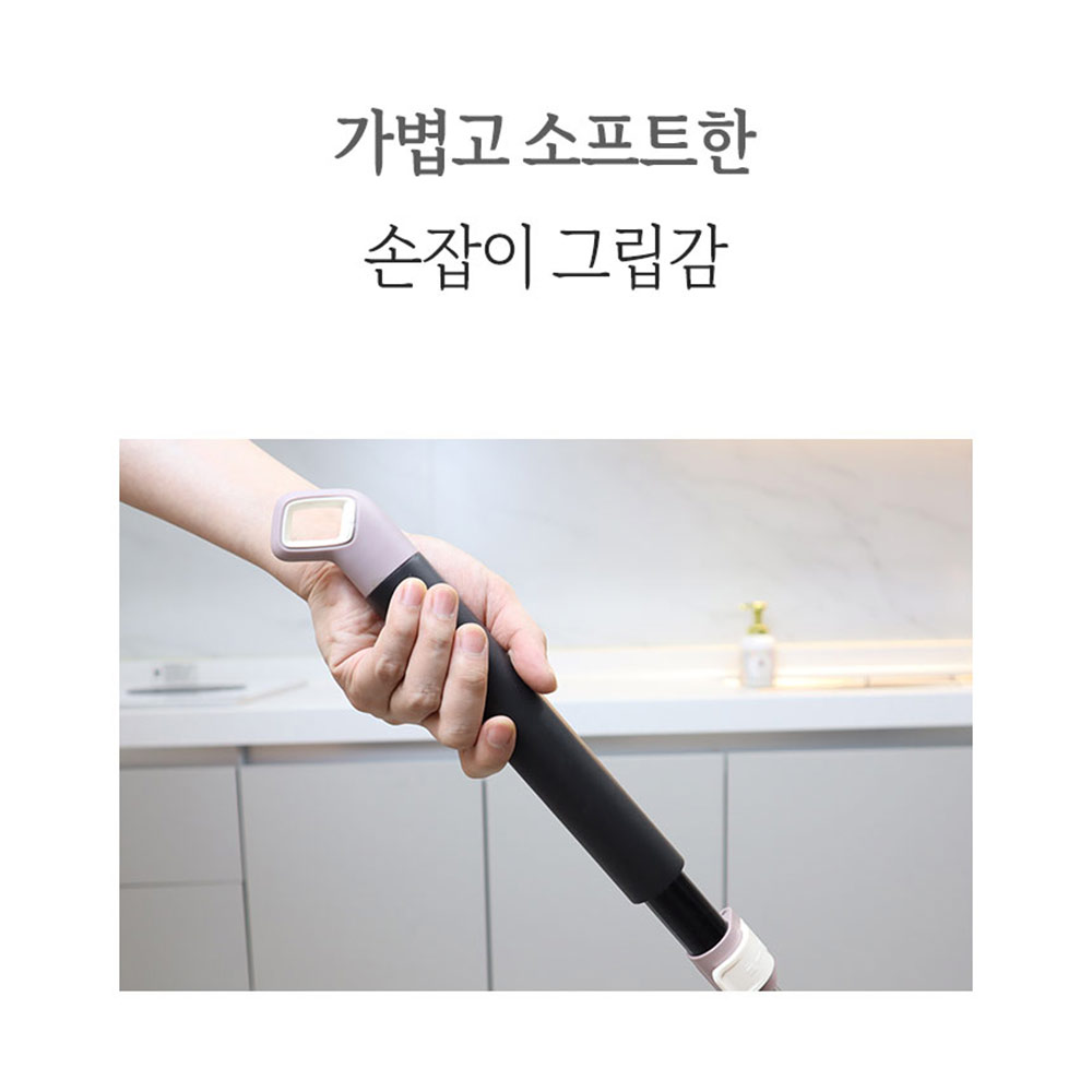 살코 노터치 푸쉬맙 물걸레 청소 극세사 밀대 막대 걸레 침대 쇼파 틈새청소 이미지 7