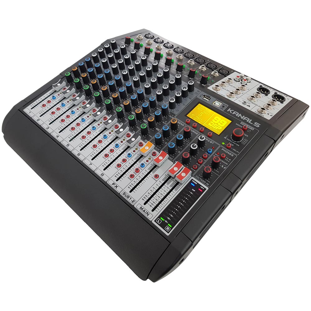 카날스 BKT-1400 파워드 믹서 오디오 인터페이스 내장