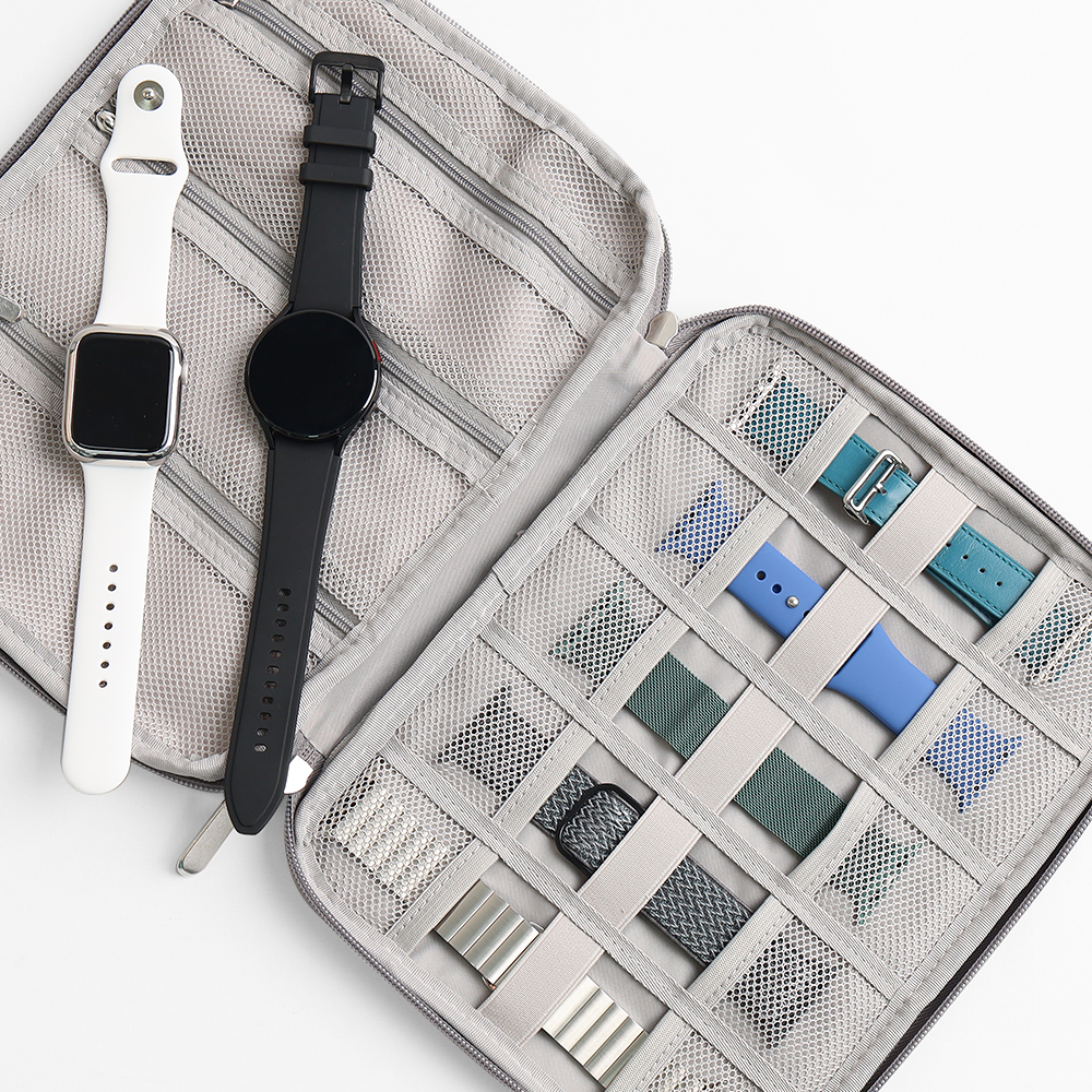 애플워치 갤럭시워치 스트랩 파우치 보관함 시계줄파우치 - 상세 이미지 4