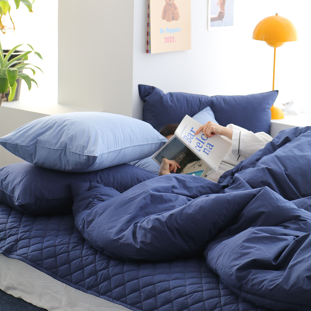 클래식 고밀도 순면80수 광폭 호텔식 이불커버 사계절 침구