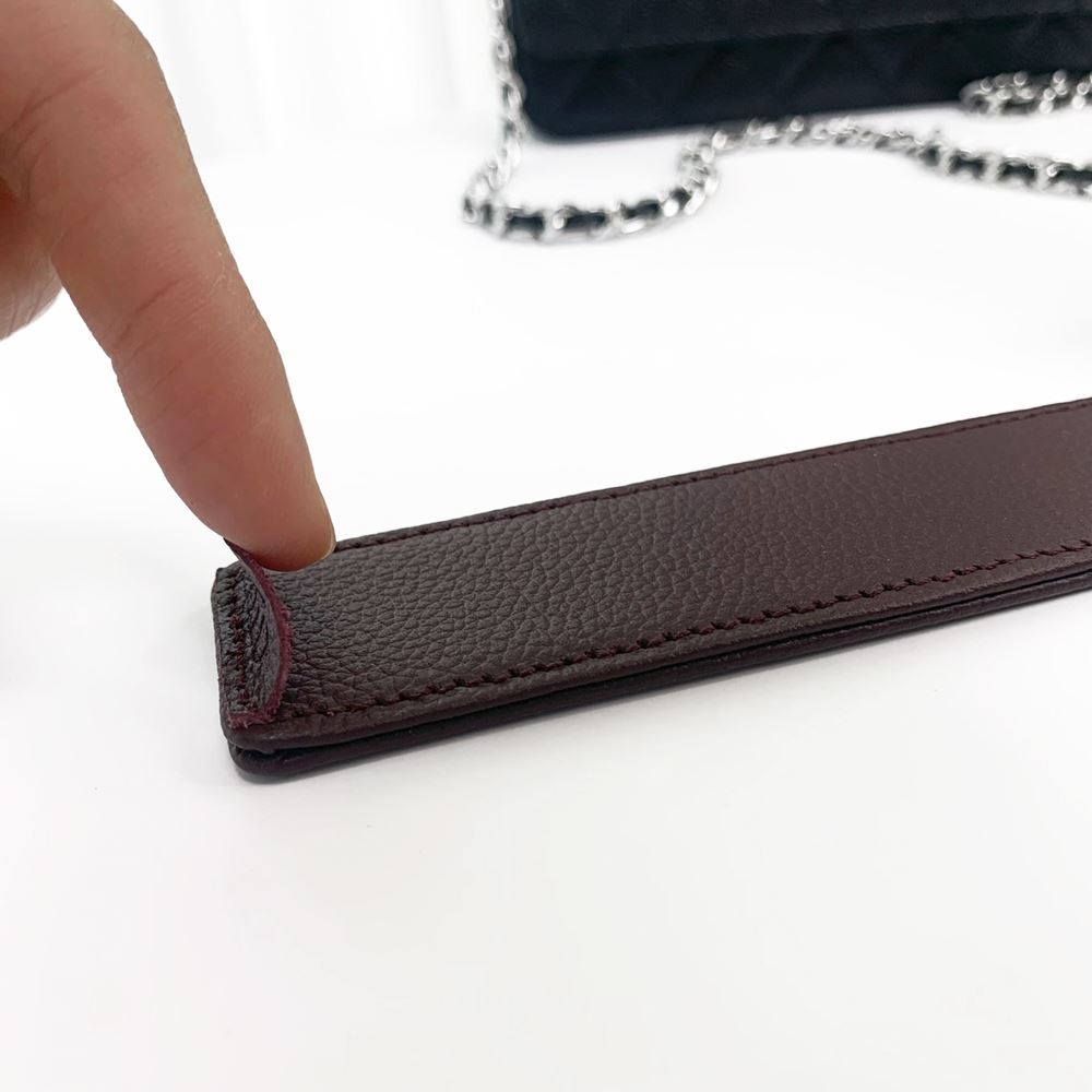 (나사고정형 쇼트너+드라이버 무료) 샤넬 WOC 호환 밑판 소가죽 이너백