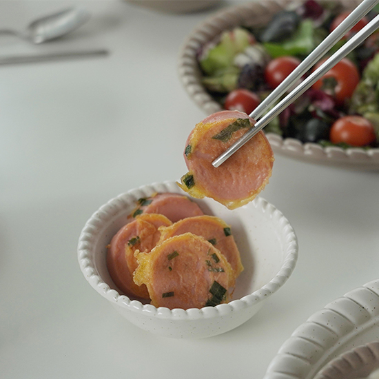 에라토 오블롱 무광 도자기 원형 찬기 소 1p 종지 미니 소스볼