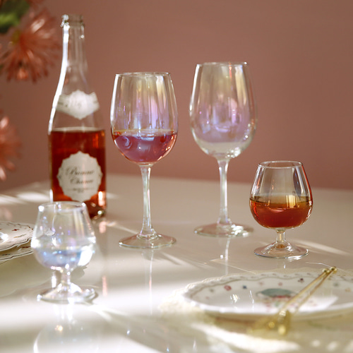 루미낙 플라즈마 홀로그램 오로라 홈파티 와인잔 350ml+350ml - 상세 이미지 5