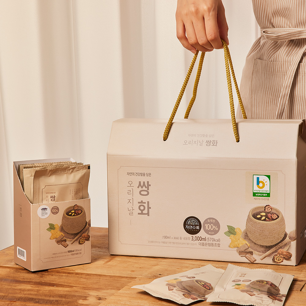 더옳은 매일먹는 쌍화차 선물세트 100mlX30개입 - 상품 이미지