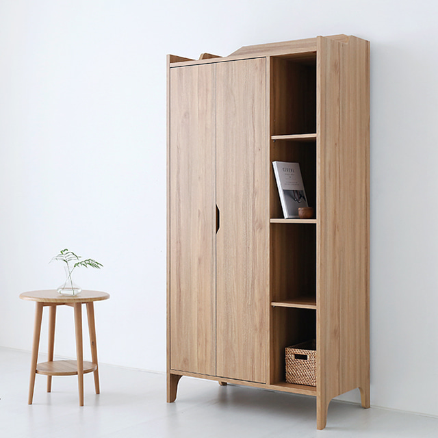 SEJEL 옷장 WRM18689B 890x500x1860mm, 2단, 캄포어베니어 2246.7200 - 상세 이미지 5