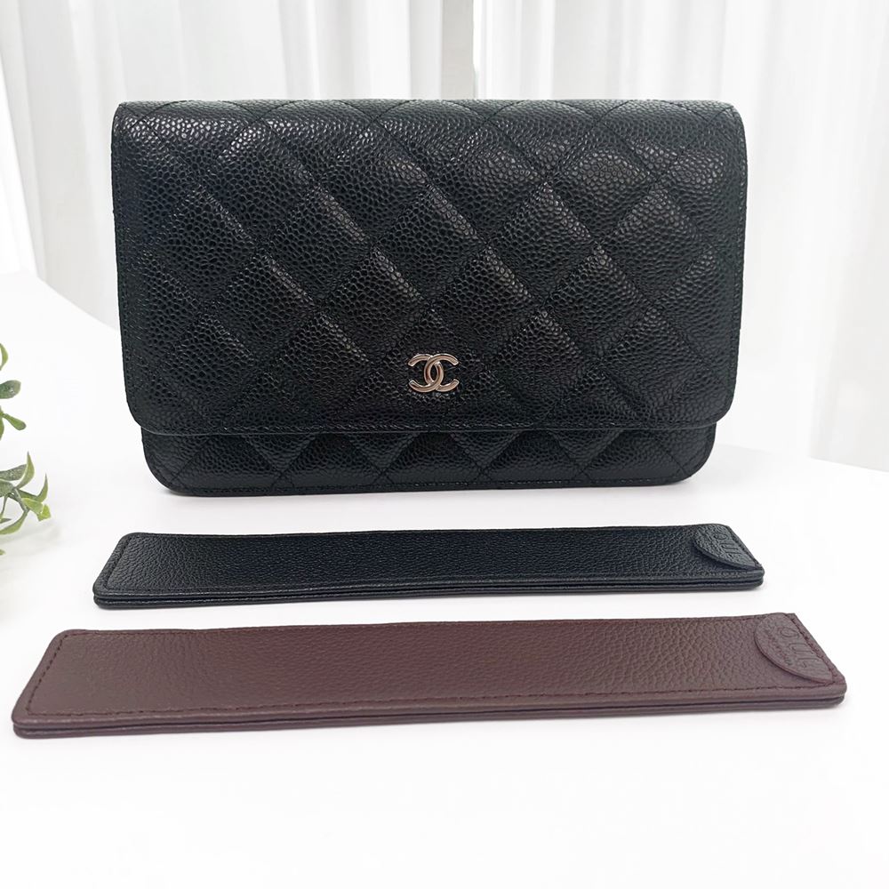 (나사고정형 쇼트너+드라이버 무료) 샤넬 WOC 호환 밑판 소가죽 이너백