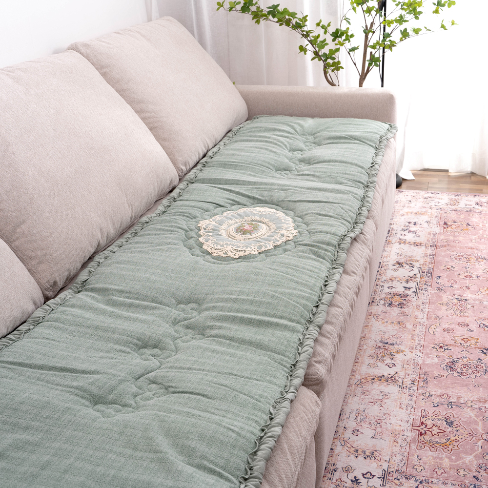 마벨로제 엠마 면쇼파패드 3인 미끄럼방지 소파매트