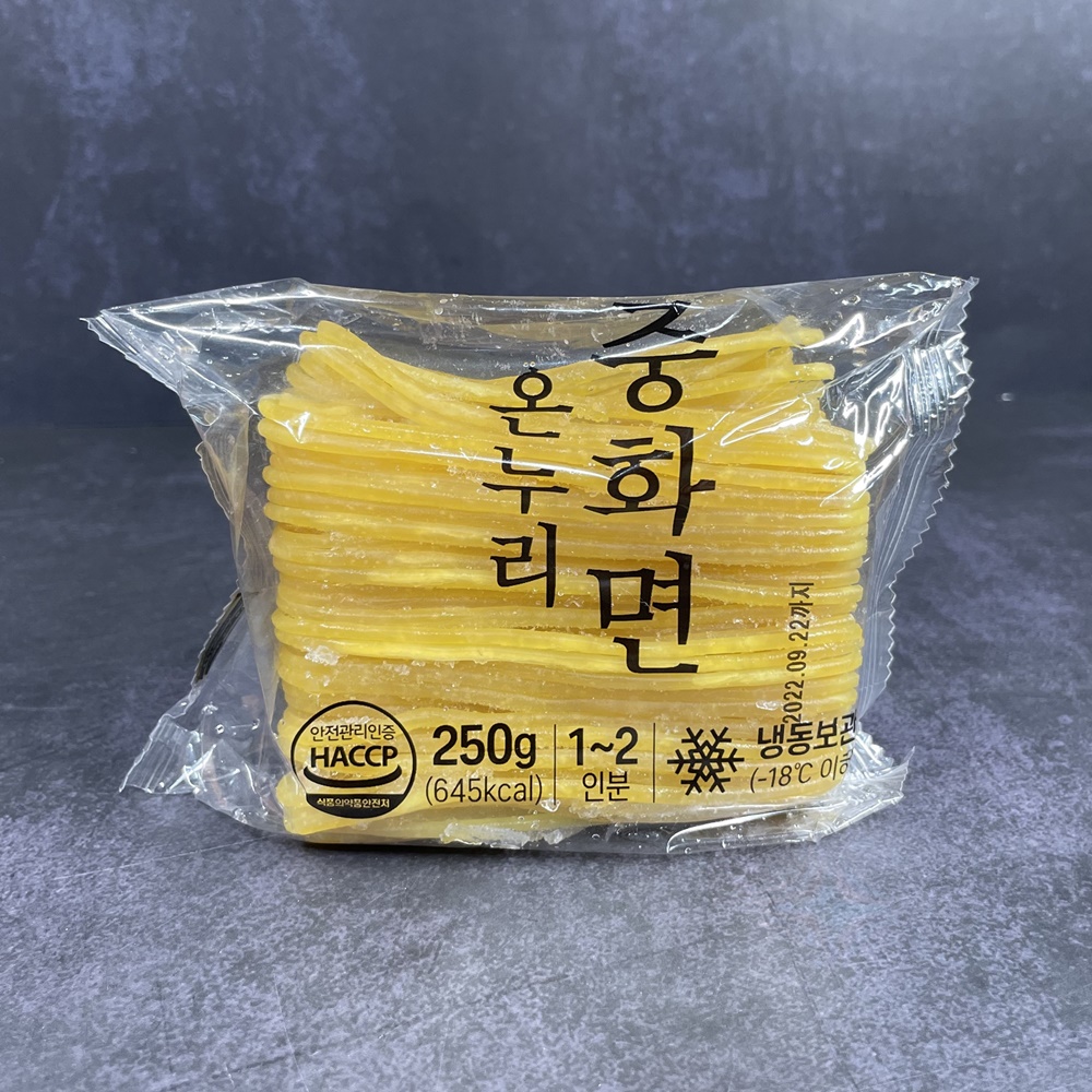 온누리 냉동중화면 냉동 중식면 짜장 짬뽕면 250g x 6개 소포장 이미지 2