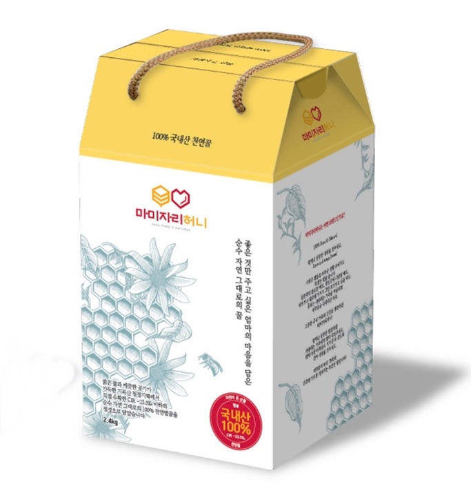 아카시아꿀 마미자리허니 국내산 꽃꿀 100% 벌꿀 2.4kg 이미지 7