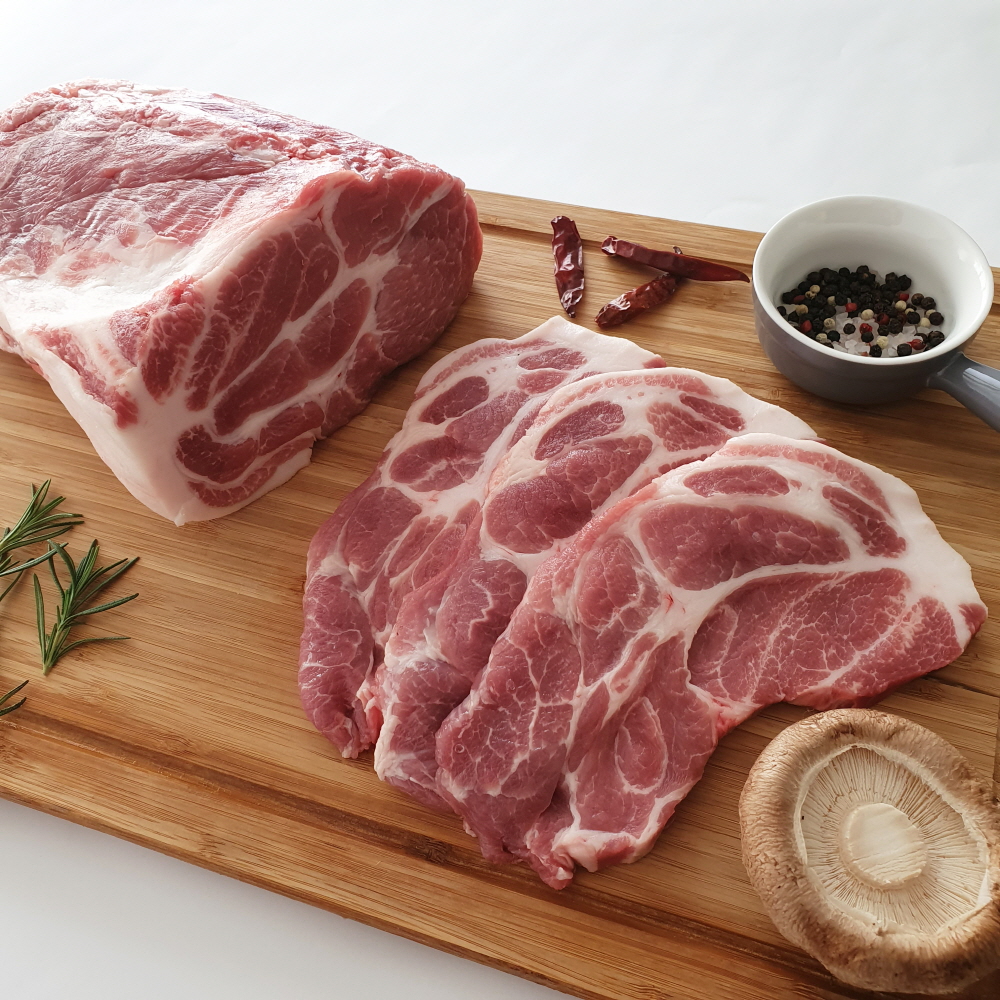 힐링미트 삼겹살 통삼겹 2kg 항정살 듀록 대패 이베리코 냉동 수입 오겹살 목전지 등갈비