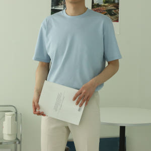 남자반팔티 오버핏 빅사이즈 분또 실켓반팔티 착용 후기 | 사이즈/핏 총정리 - 상품 이미지 4