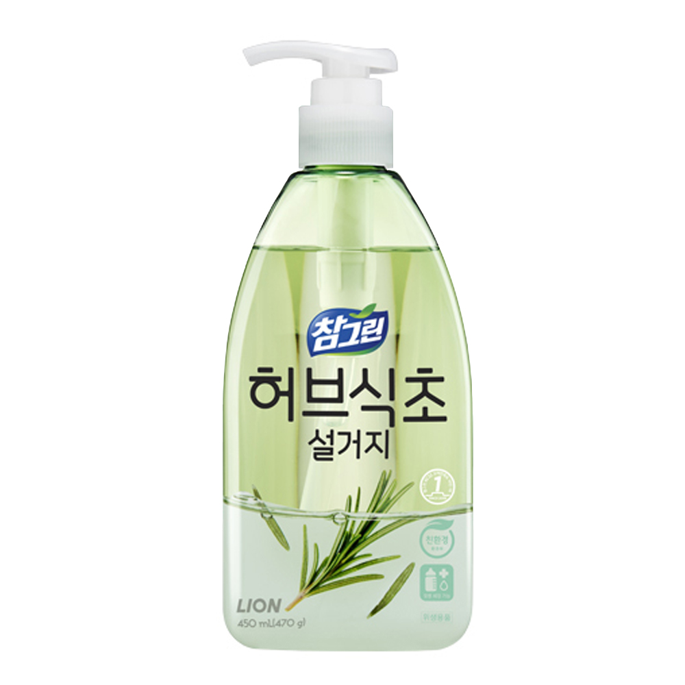 LO 참그린 허브식초 설거지 주방세제 470g 용기 - 상세 이미지 2