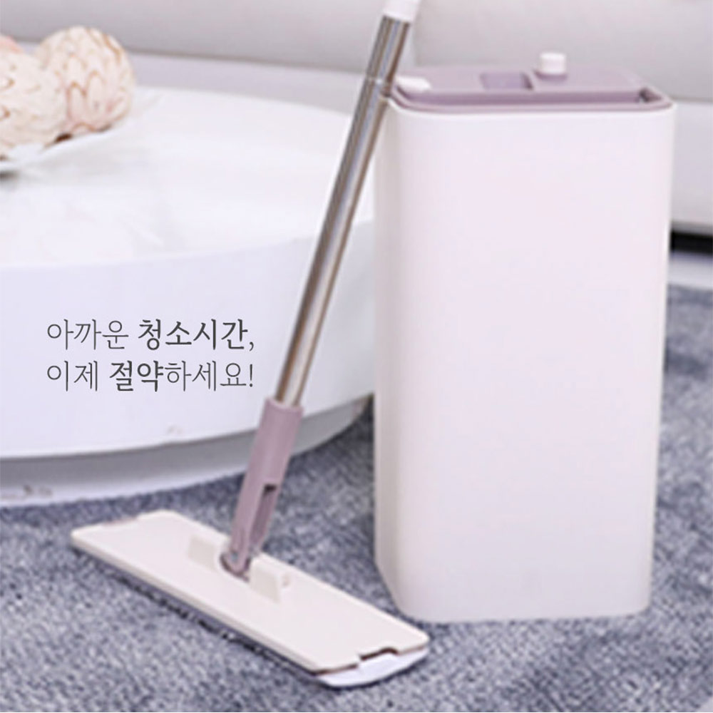 살코 노터치 푸쉬맙 물걸레 청소 극세사 밀대 막대 걸레 침대 쇼파 틈새청소 - 상세 이미지 2