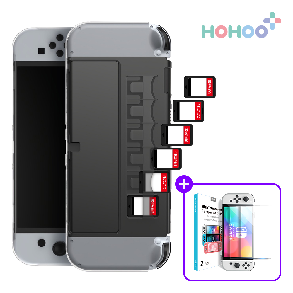 (액정셋트) 닌텐도 스위치 OLED케이스 카드칩케이스 수납 커버 - 상세 이미지 2