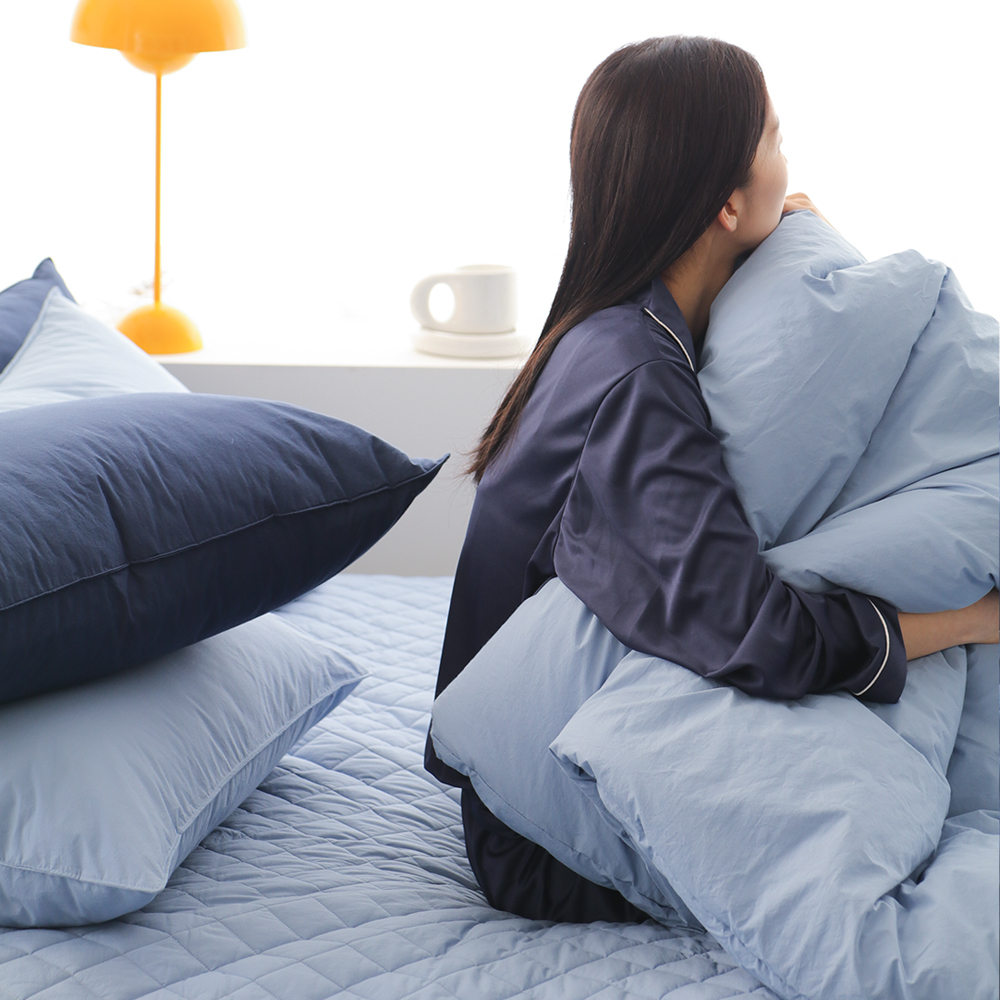 클래식 고밀도 순면80수 광폭 호텔식 이불커버 사계절 침구