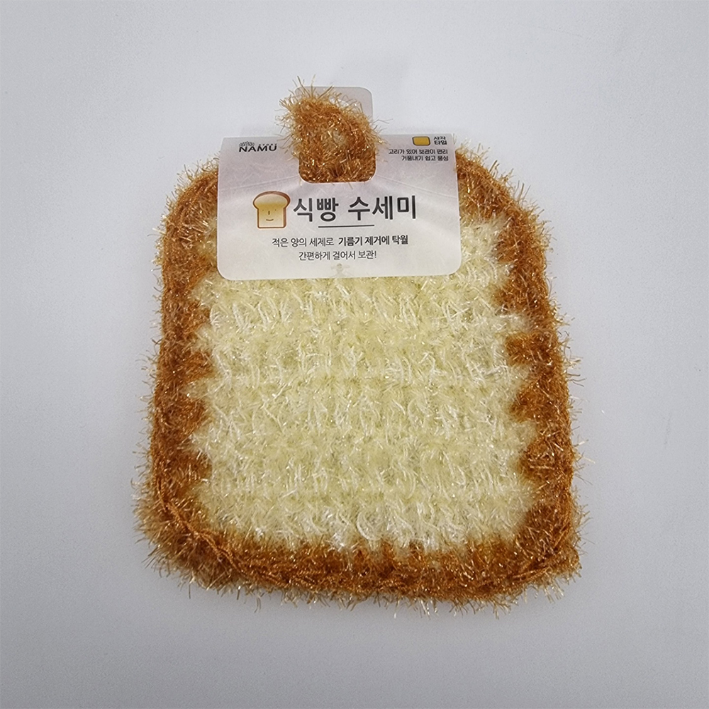 아크릴 식빵 수세미 (0283) 10+1개 - 상품 이미지