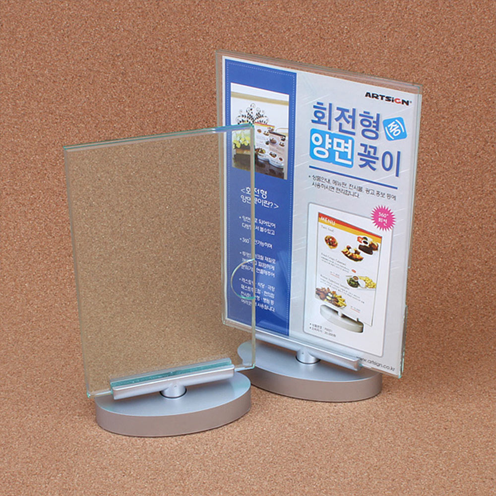 아크릴t자꽂이 테이블메뉴판 아크릴 메뉴판 스탠드 - 상세 이미지 5