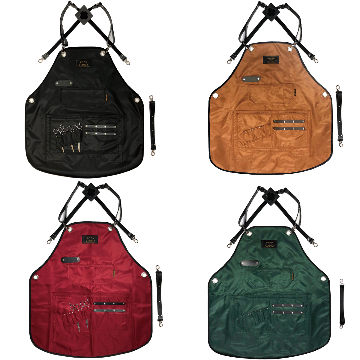 완전방수 칸데오레더 레인져 미용 앞치마 가죽 방수앞치마