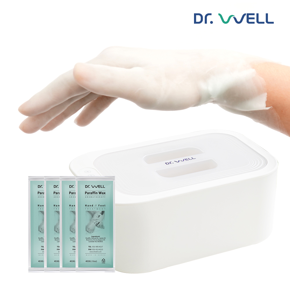 닥터웰 파라핀베스 DR-660 파라핀왁스 4개 + 일회용 비닐팩 10개 + 손발 커버