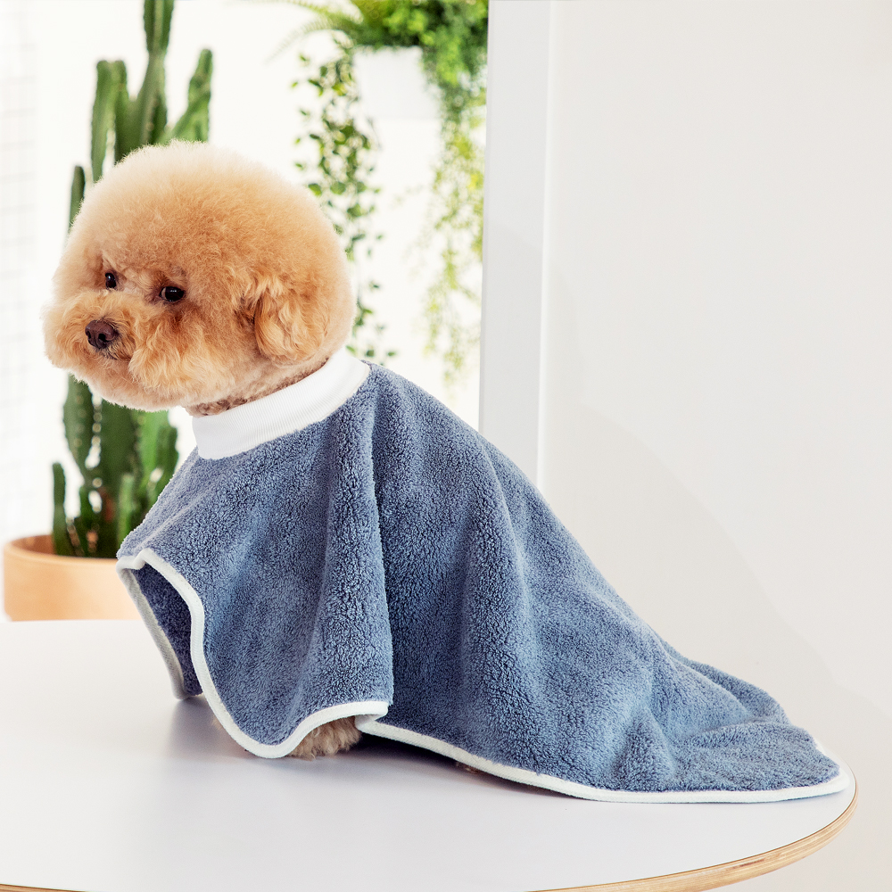 더플래 강아지 고양이 목욕 수건 펫 드레스 타월 S - 상세 이미지 3
