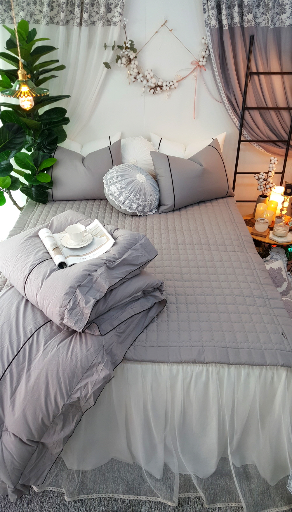 구름 호텔식침구 봄 가을 겨울이불 라지킹 순면차렵이불