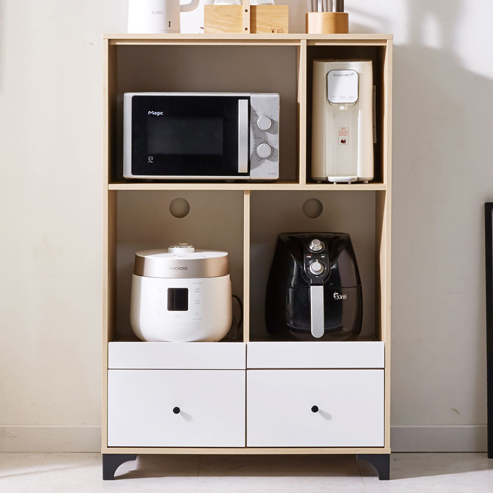 솔트 렌지대 수납장 밥솥 주방정리 다용도수납