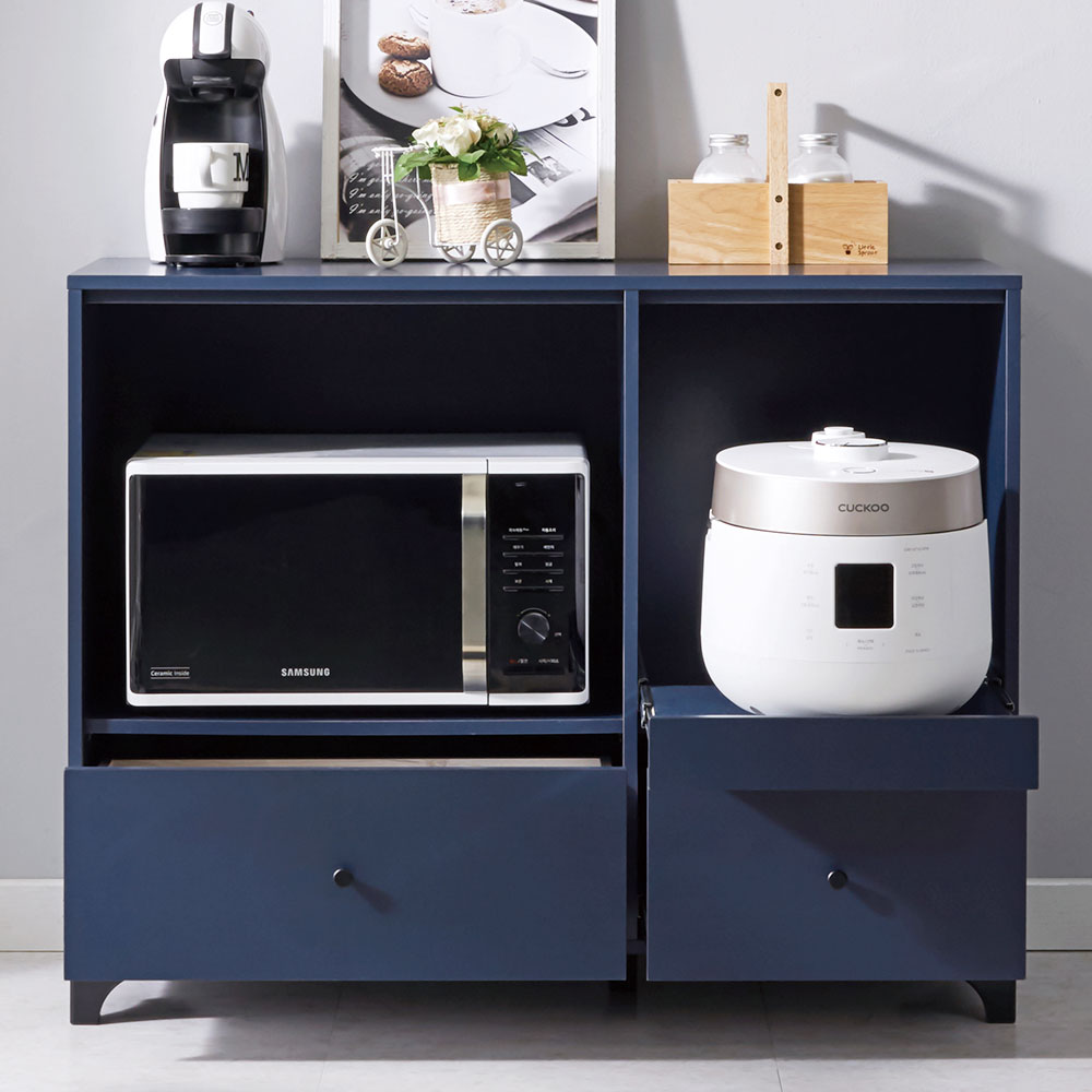 솔트 렌지대 수납장 밥솥 주방정리 다용도수납