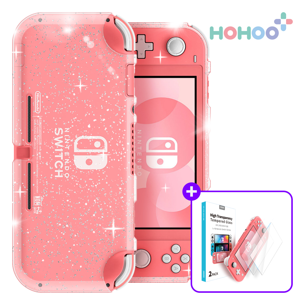 닌텐도 스위치 라이트케이스 커버 파우치 글리터 액정셋트 H13