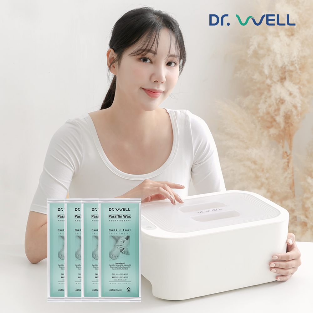 닥터웰 파라핀베스 DR-660 파라핀왁스 4개 + 일회용 비닐팩 10개 + 손발 커버