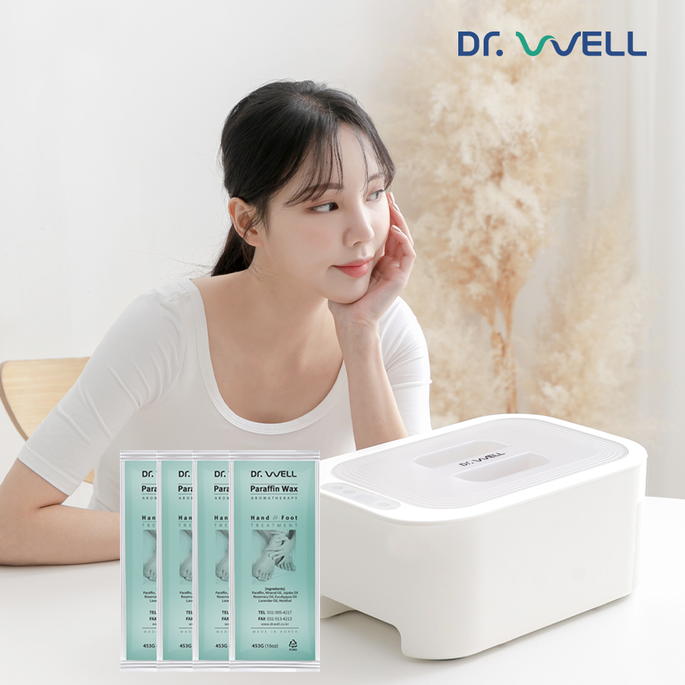 닥터웰 파라핀베스 DR-660 파라핀왁스 4개 + 일회용 비닐팩 10개 + 손발 커버