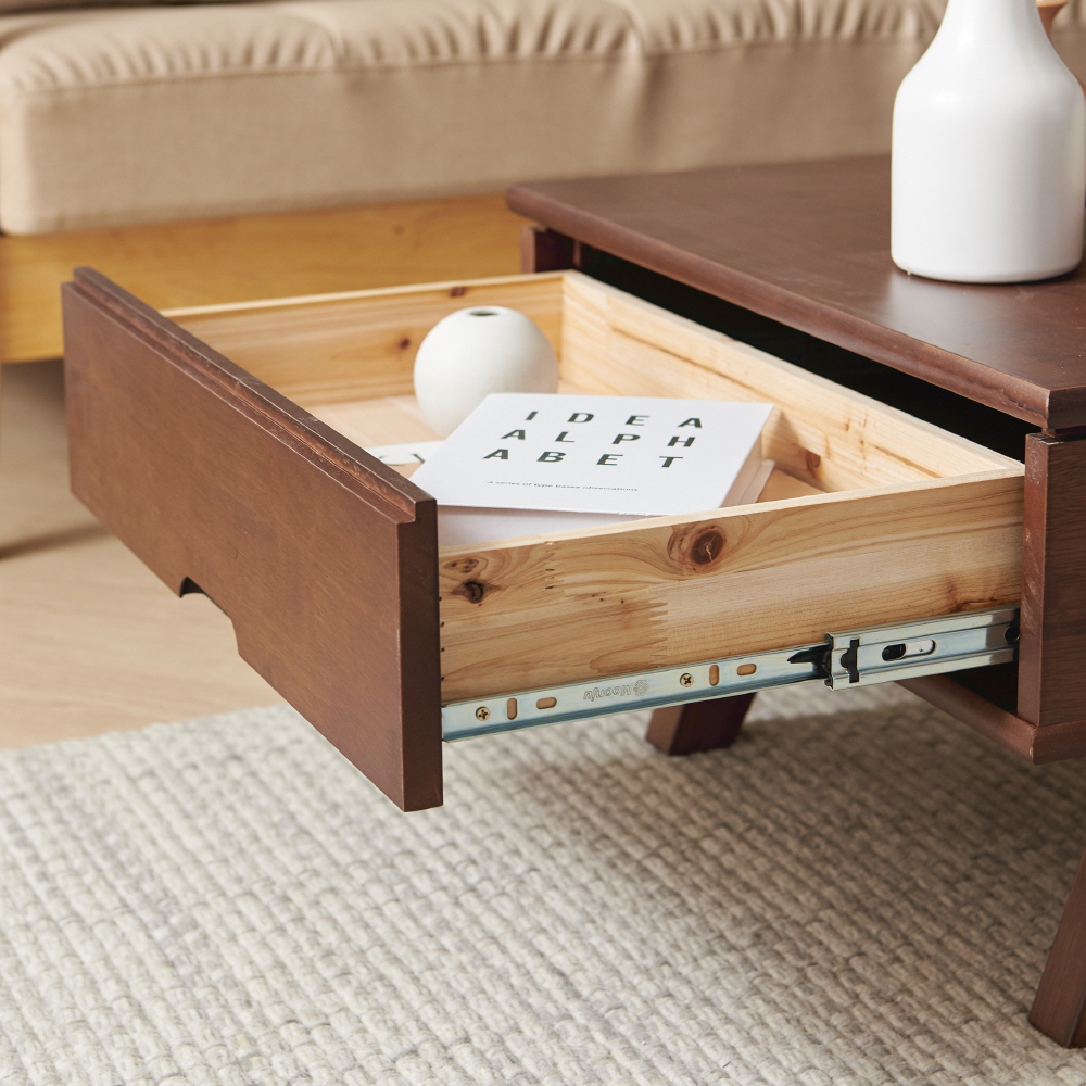 고무나무 원목 리프트업 테이블 소파 거실 800 사이즈