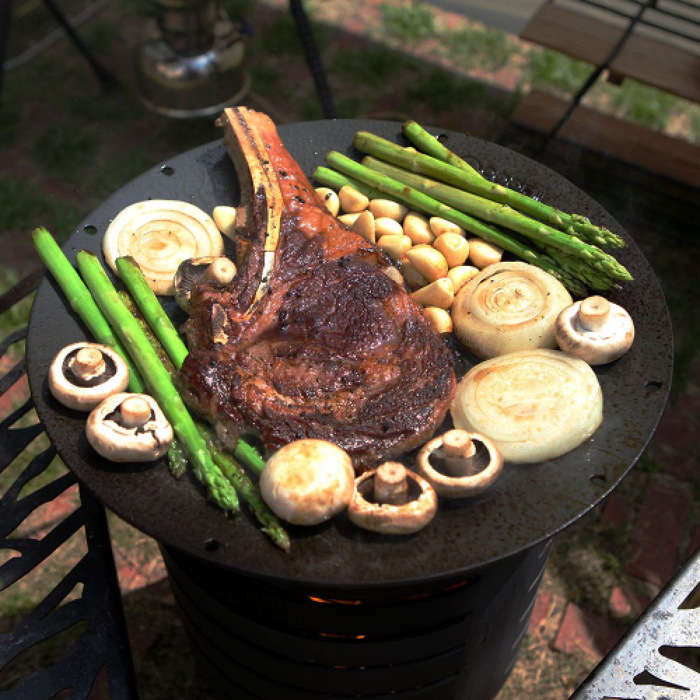 800도씨 무쇠 캠핑 그리들 인덕션 39cm 세트