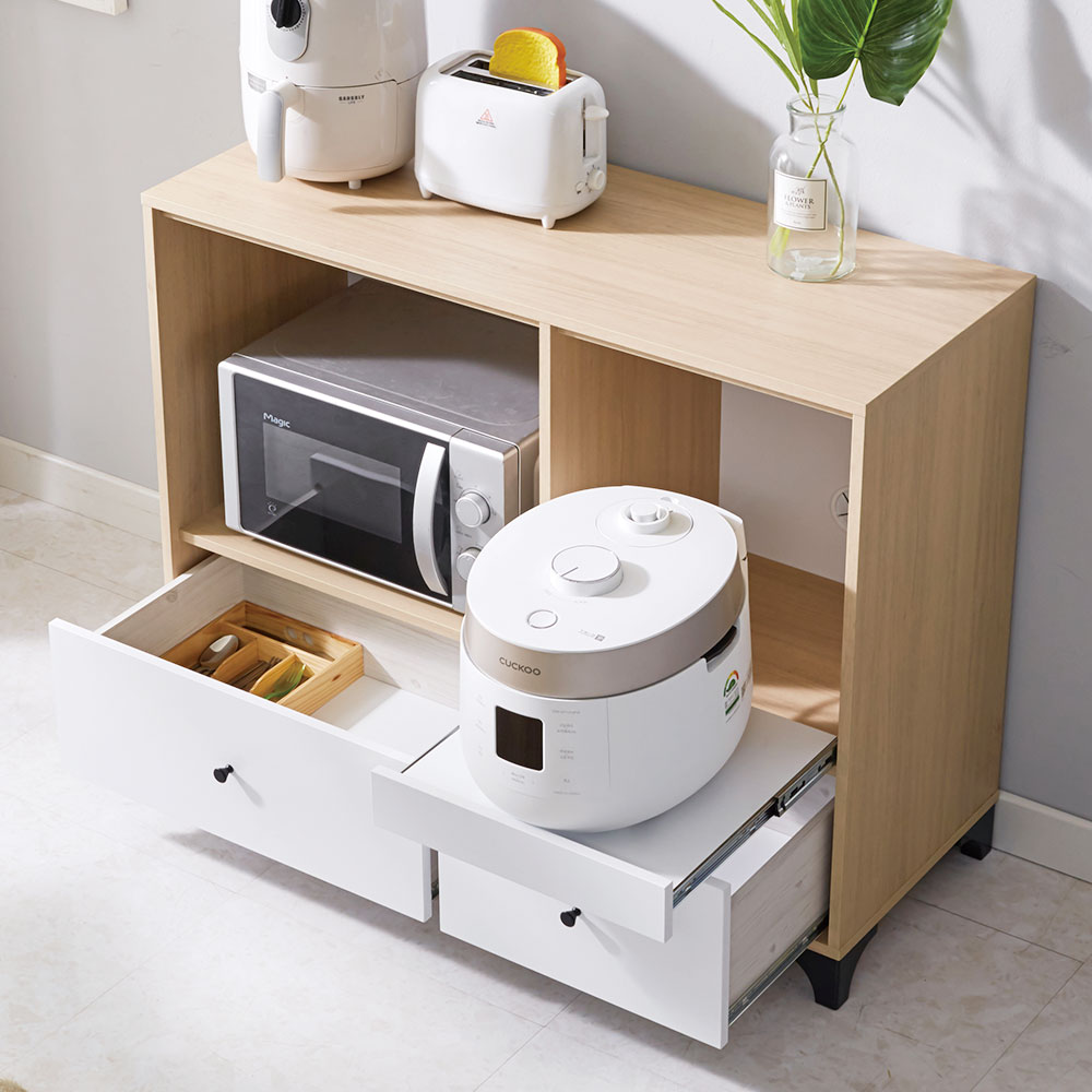 솔트 렌지대 수납장 밥솥 주방정리 다용도수납
