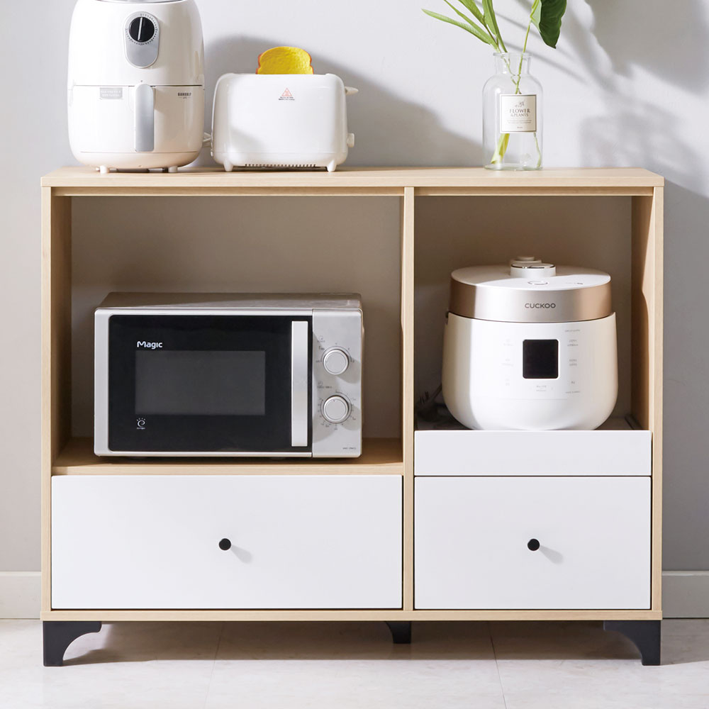 솔트 렌지대 수납장 밥솥 주방정리 다용도수납