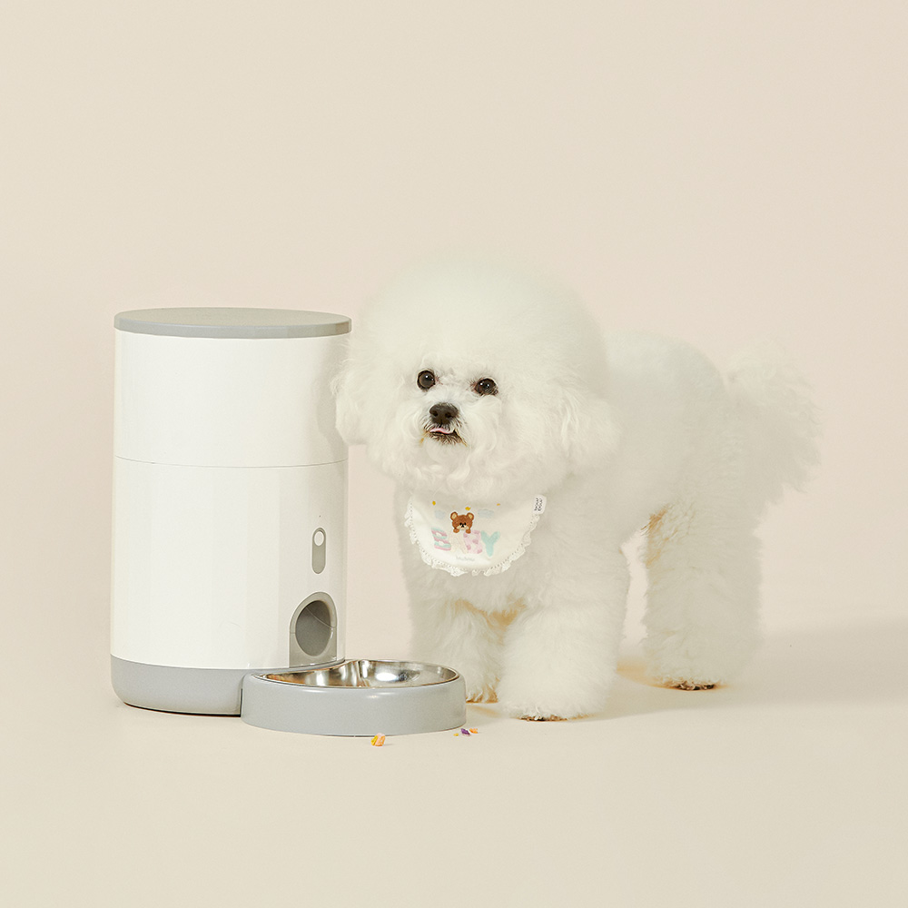 페페 강아지 고양이 자동급식기 SF-100PRO 스케줄 정량배식 앱 연동 - 상세 이미지 4